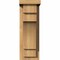 Ekena Millwork Mediterranean Smooth Corbel w/Backplate, Western Red Cedar, 5 1/2"W x 8"D x 16"H COR06X08X16MED01SWR - alternate 4